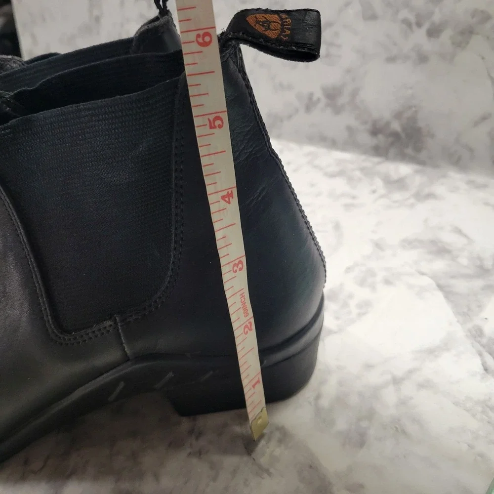 Ariat Heritage Paddock Boots Black Leather Equestrian Vintage Boots Womens 11